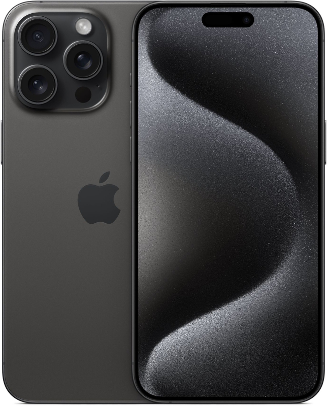 Apple iPhone 15 Pro Max, 128 ГБ, титановый черный 1