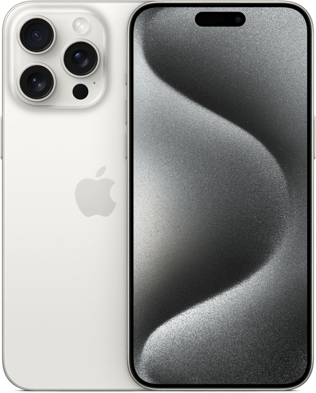 Apple iPhone 15 Pro Max, 128 ГБ, титановый белый 1